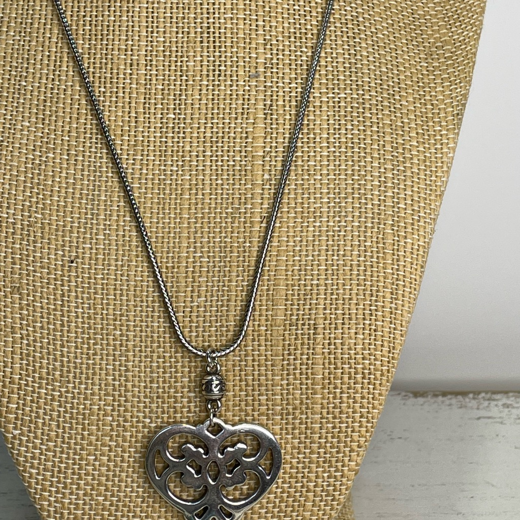 Bringhton Silver Heart Necklace